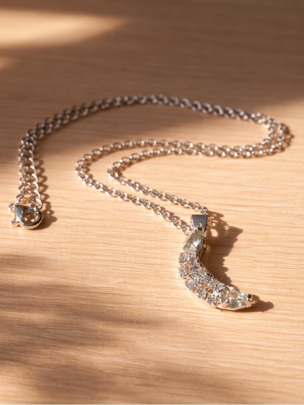 Hiatus | Handmade Moonbeam Silver Necklace